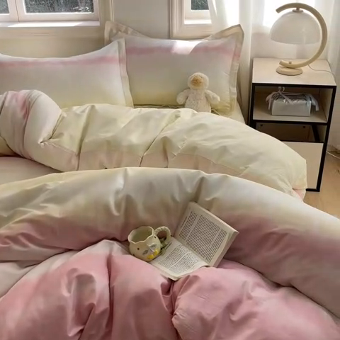 91家纺网 家纺一手货源 找家纺 涵宸家纺 2025新款全棉印花四件套 B幻想