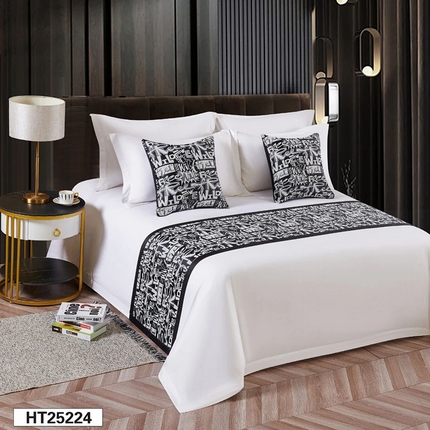 91家纺网 家纺一手货源 找家纺 （总）锦兴酒店布草 2025新款酒店被芯宾馆被芯床尾巾第三批