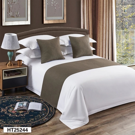 91家纺网 家纺一手货源 找家纺 （总）锦兴酒店布草 2025新款酒店被芯宾馆被芯床尾巾第三批