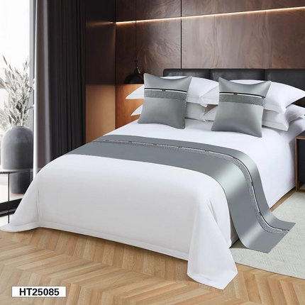 91家纺网 家纺一手货源 找家纺 （总）锦兴酒店布草 2025新款酒店被芯宾馆被芯床尾巾第一批