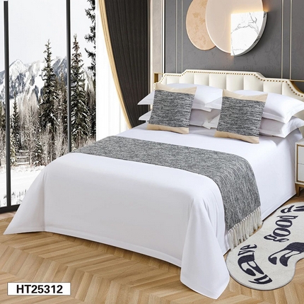 91家纺网 家纺一手货源 找家纺 （总）锦兴酒店布草 2025新款酒店被芯宾馆被芯床尾巾第三批