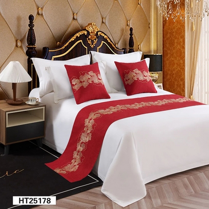 91家纺网 家纺一手货源 找家纺 （总）锦兴酒店布草 2025新款酒店被芯宾馆被芯床尾巾第二批