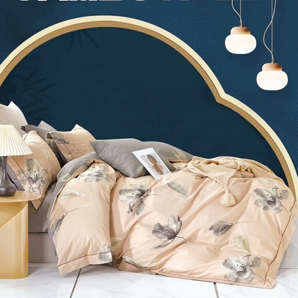 91家纺网 家纺一手货源 找家纺 （总）磨毛世家家纺 2025新款13372铂金凯丽四件套-实体花色