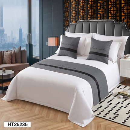 91家纺网 家纺一手货源 找家纺 （总）锦兴酒店布草 2025新款酒店被芯宾馆被芯床尾巾第三批