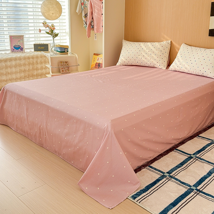 91家纺网 家纺一手货源 找家纺 感遇全棉软萌清新四件套 艾希