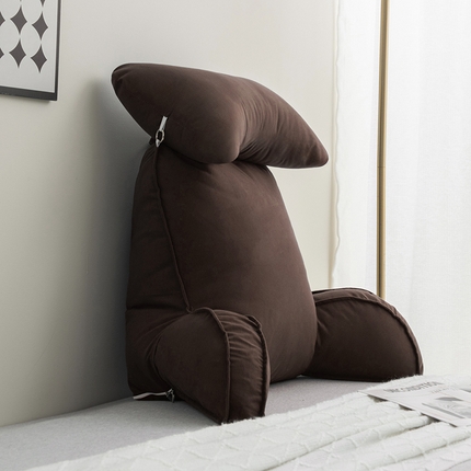 爱妮灵蚊帐 2025新款骨头枕扶手靠垫 咖啡