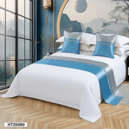 91家纺网 家纺一手货源 找家纺 （总）锦兴酒店布草 2025新款酒店被芯宾馆被芯床尾巾第一批