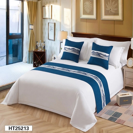 91家纺网 家纺一手货源 找家纺 （总）锦兴酒店布草 2025新款酒店被芯宾馆被芯床尾巾第三批