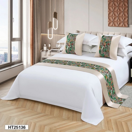 91家纺网 家纺一手货源 找家纺 （总）锦兴酒店布草 2025新款酒店被芯宾馆被芯床尾巾第二批