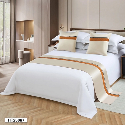 91家纺网 家纺一手货源 找家纺 （总）锦兴酒店布草 2025新款酒店被芯宾馆被芯床尾巾第一批