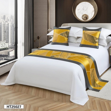 91家纺网 家纺一手货源 找家纺 （总）锦兴酒店布草 2025新款酒店被芯宾馆被芯床尾巾第一批