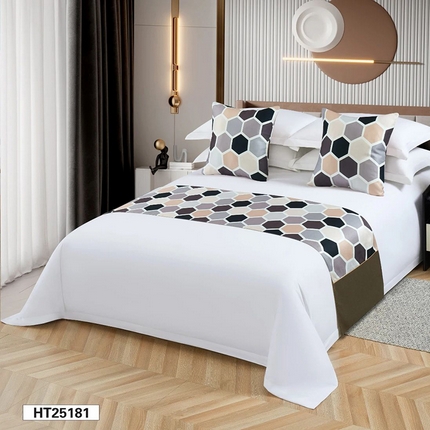 91家纺网 家纺一手货源 找家纺 （总）锦兴酒店布草 2025新款酒店被芯宾馆被芯床尾巾第二批