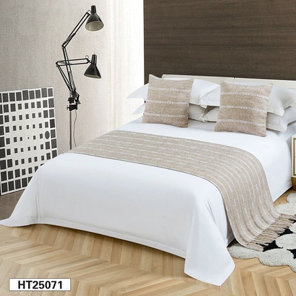 91家纺网 家纺一手货源 找家纺 （总）锦兴酒店布草 2025新款酒店被芯宾馆被芯床尾巾第一批