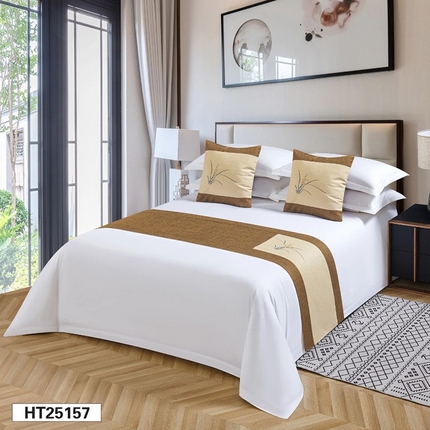 91家纺网 家纺一手货源 找家纺 （总）锦兴酒店布草 2025新款酒店被芯宾馆被芯床尾巾第二批