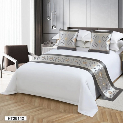 91家纺网 家纺一手货源 找家纺 （总）锦兴酒店布草 2025新款酒店被芯宾馆被芯床尾巾第二批