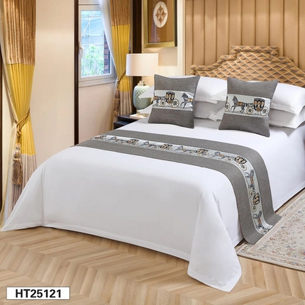 91家纺网 家纺一手货源 找家纺 （总）锦兴酒店布草 2025新款酒店被芯宾馆被芯床尾巾第二批