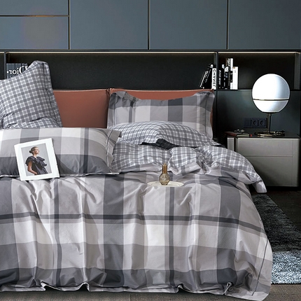 91家纺网 家纺一手货源 找家纺 （总）磨毛世家家纺 2025新款13372铂金凯丽四件套-实体花色