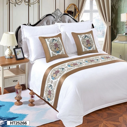 91家纺网 家纺一手货源 找家纺 （总）锦兴酒店布草 2025新款酒店被芯宾馆被芯床尾巾第三批