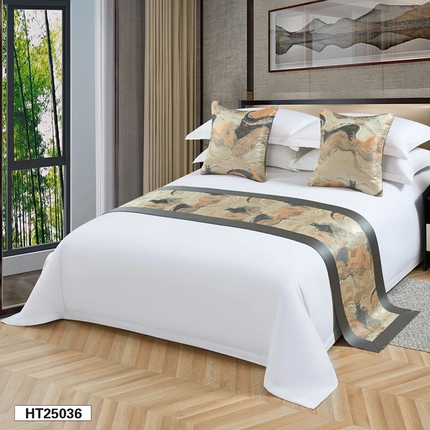 91家纺网 家纺一手货源 找家纺 （总）锦兴酒店布草 2025新款酒店被芯宾馆被芯床尾巾第一批