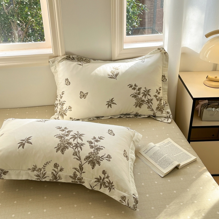 91家纺网 家纺一手货源 找家纺 涵宸家纺 2025新款全棉印花四件套 F慕情