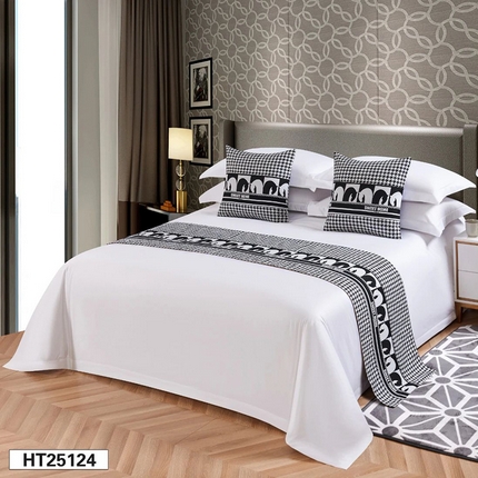 91家纺网 家纺一手货源 找家纺 （总）锦兴酒店布草 2025新款酒店被芯宾馆被芯床尾巾第二批