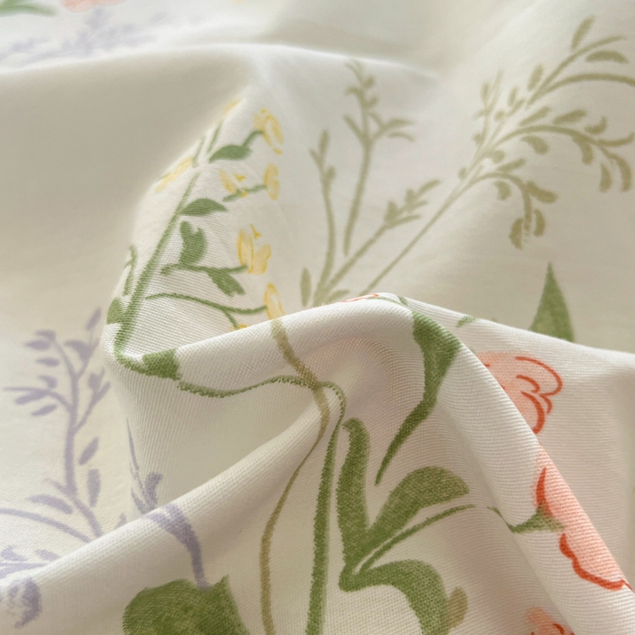 91家纺网 家纺一手货源 找家纺 涵宸家纺 2025新款全棉印花四件套 B花语