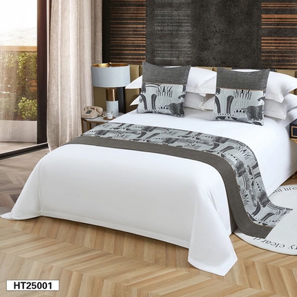 91家纺网 家纺一手货源 找家纺 （总）锦兴酒店布草 2025新款酒店被芯宾馆被芯床尾巾第一批