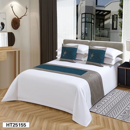 91家纺网 家纺一手货源 找家纺 （总）锦兴酒店布草 2025新款酒店被芯宾馆被芯床尾巾第二批