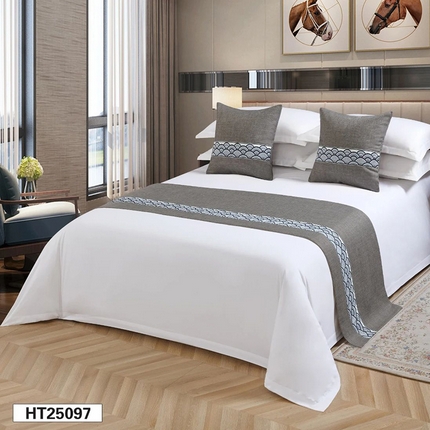 91家纺网 家纺一手货源 找家纺 （总）锦兴酒店布草 2025新款酒店被芯宾馆被芯床尾巾第一批