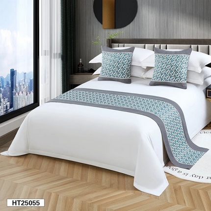 91家纺网 家纺一手货源 找家纺 （总）锦兴酒店布草 2025新款酒店被芯宾馆被芯床尾巾第一批