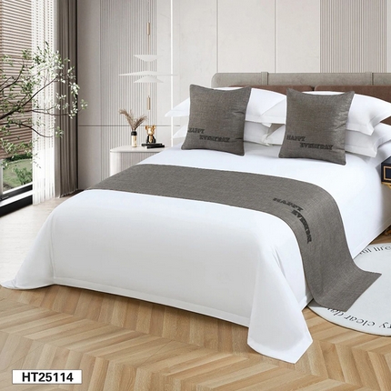 91家纺网 家纺一手货源 找家纺 （总）锦兴酒店布草 2025新款酒店被芯宾馆被芯床尾巾第二批