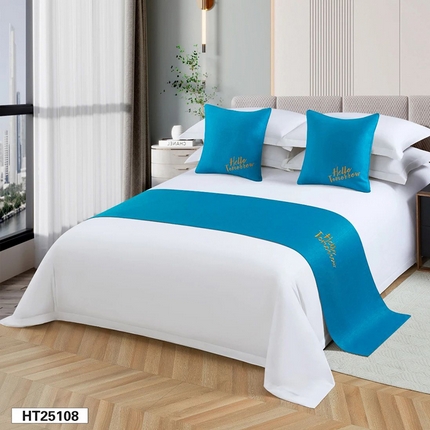 91家纺网 家纺一手货源 找家纺 （总）锦兴酒店布草 2025新款酒店被芯宾馆被芯床尾巾第二批