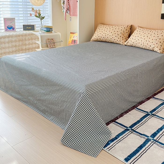 91家纺网 家纺一手货源 找家纺 感遇全棉软萌清新四件套 小蘑菇