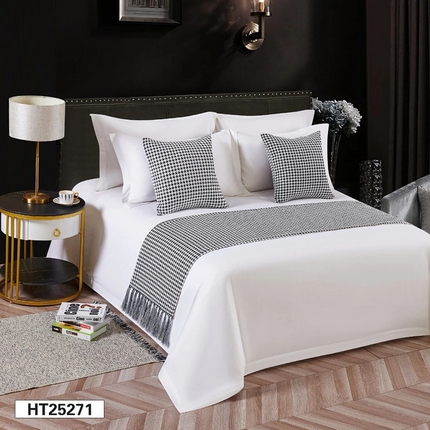 91家纺网 家纺一手货源 找家纺 （总）锦兴酒店布草 2025新款酒店被芯宾馆被芯床尾巾第三批