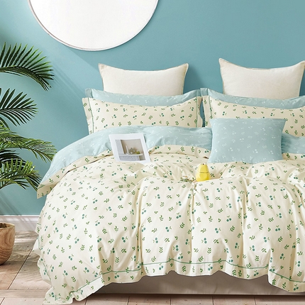 91家纺网 家纺一手货源 找家纺 （总）磨毛世家家纺 2025新款13372铂金凯丽四件套-实体花色