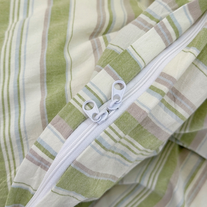 91家纺网 家纺一手货源 找家纺 澳萝拉 2025新款全棉水洗棉印花款四件套-风格二 左岸-绿