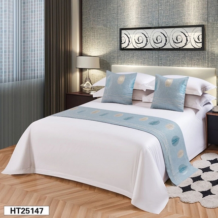 91家纺网 家纺一手货源 找家纺 （总）锦兴酒店布草 2025新款酒店被芯宾馆被芯床尾巾第二批