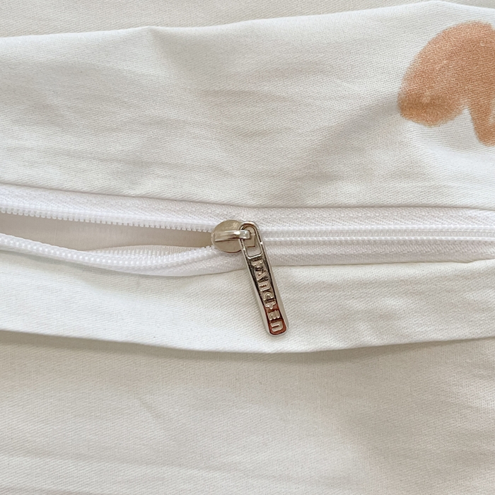 91家纺网 家纺一手货源 找家纺 涵宸家纺 2025新款全棉印花四件套 A星星小狗