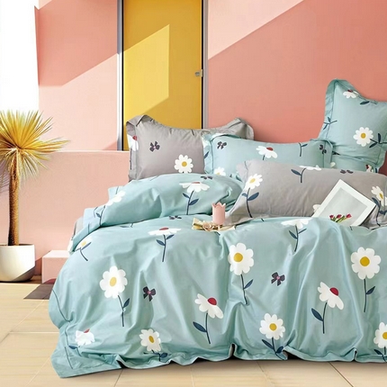 91家纺网 家纺一手货源 找家纺 （总）磨毛世家家纺 2025新款13372铂金凯丽四件套-实体花色