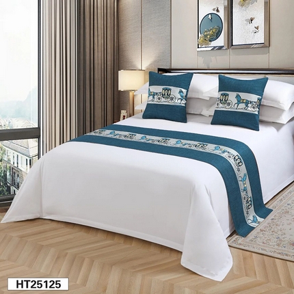 91家纺网 家纺一手货源 找家纺 （总）锦兴酒店布草 2025新款酒店被芯宾馆被芯床尾巾第二批