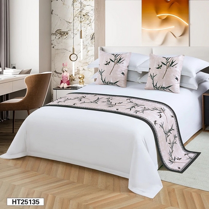 91家纺网 家纺一手货源 找家纺 （总）锦兴酒店布草 2025新款酒店被芯宾馆被芯床尾巾第二批