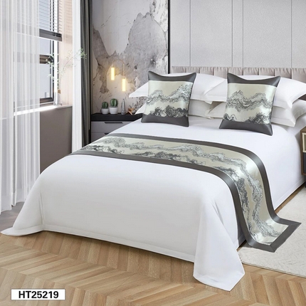 91家纺网 家纺一手货源 找家纺 （总）锦兴酒店布草 2025新款酒店被芯宾馆被芯床尾巾第三批