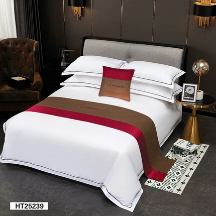 91家纺网 家纺一手货源 找家纺 （总）锦兴酒店布草 2025新款酒店被芯宾馆被芯床尾巾第三批