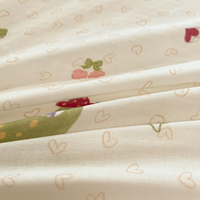 91家纺网 家纺一手货源 找家纺 博雅 2025新款全棉A类双层纱四件套 萌趣龙宝