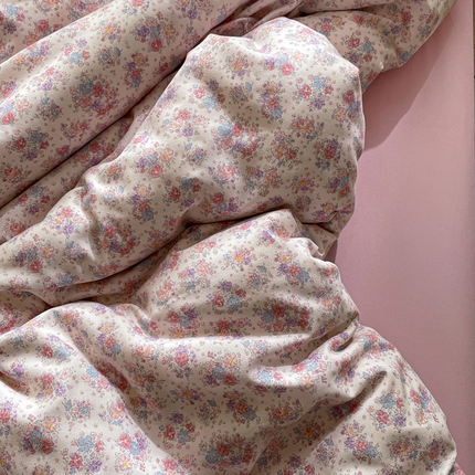 91家纺网 家纺一手货源 找家纺 （总）仟网汇 2025新款针织双层纱AB版四件套