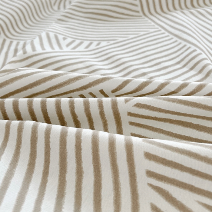 91家纺网 家纺一手货源 找家纺 柠馨 2025新款13372全棉床单床笠枕套被套单品系列-单床笠 编织生活咖