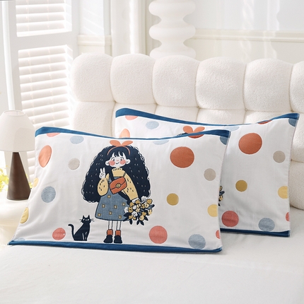 91家纺网 家纺一手货源 找家纺 （总）朴尔家纺-毛巾被 2025新款萌萌系八层纯棉加厚纱布枕巾