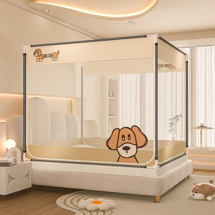 91家纺网 家纺一手货源 找家纺 （总）青竹苑 2025新款烫画外穿防摔坐床蚊帐