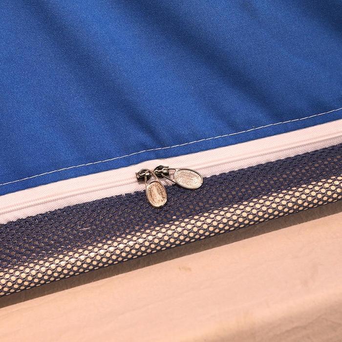 91家纺网 家纺一手货源 找家纺 青竹苑 2025新款外穿中式坐床全底防摔蚊帐 宝石蓝