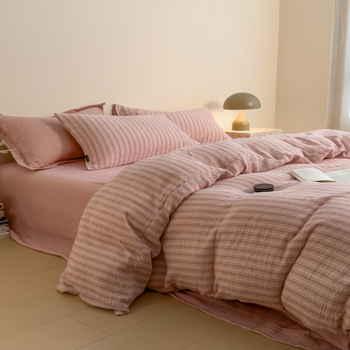 91家纺网 家纺一手货源 找家纺 （总）席世家条纹皱皱纱-午逅